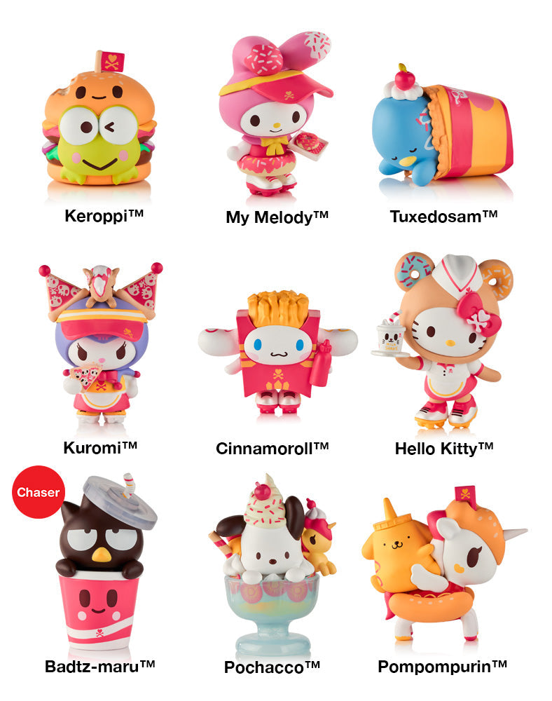 tokidoki x Hello Kitty and Friends Fast Food Blind Box – Sanrio Collab Mystery Figure