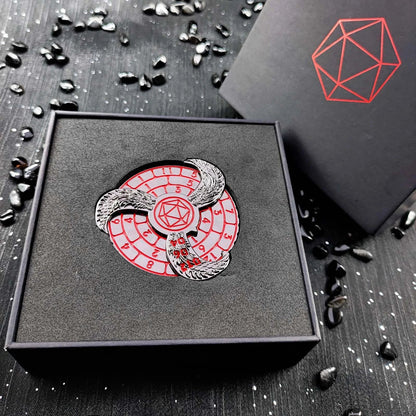 Unique DND Roulette Dice Spinner: 7 in 1 Metal Dragon Fidget Spinner Dice