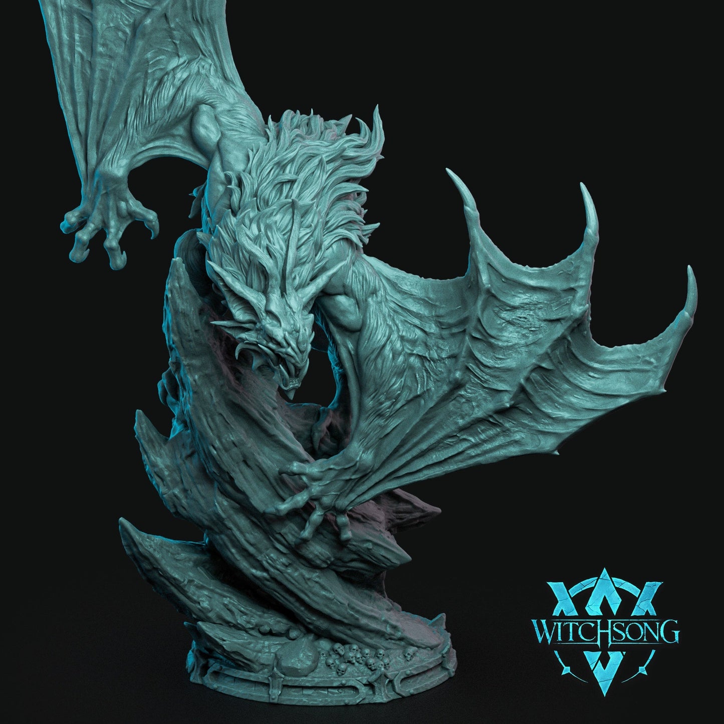 Warden of the Damned – Demon Dungeons & Dragons Monster – Resin Miniature