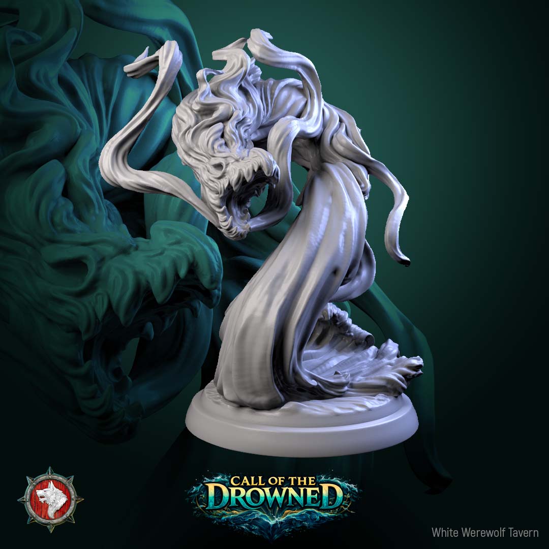 Water Elementals – Call of the Drowned – 32mm Resin Miniature Set
