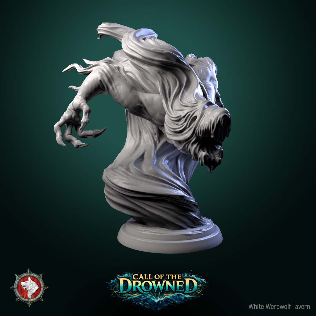 Water Elementals – Call of the Drowned – 32mm Resin Miniature Set
