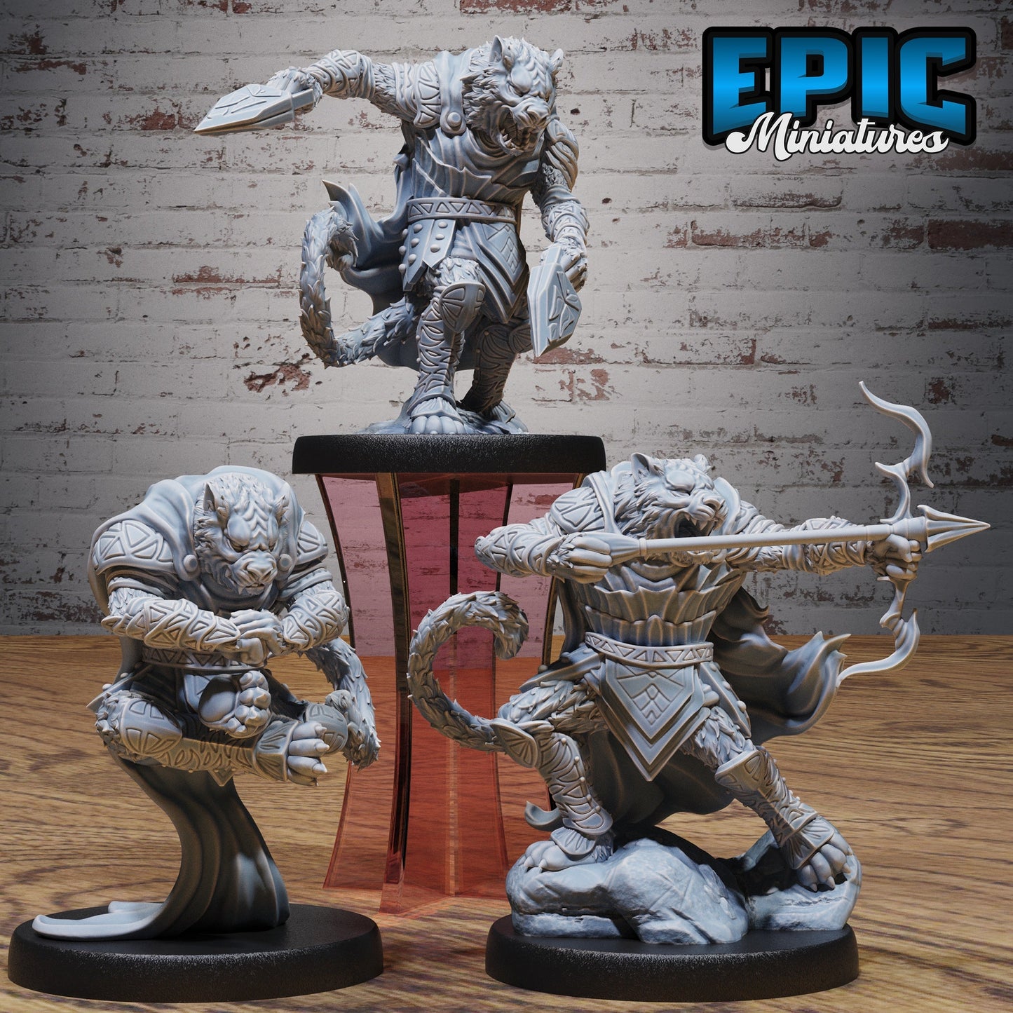 Were-Tiger – Dungeons & Dragons Player Characters – Resin Miniature