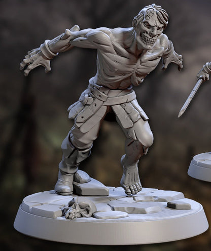 Zombie Walker – Dungeons & Dragons Monster – Resin Miniature
