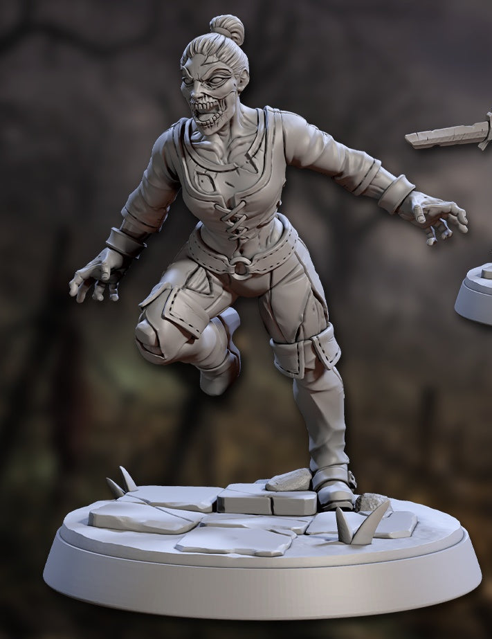 Zombie Walker – Dungeons & Dragons Monster – Resin Miniature