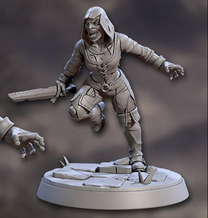 Zombie Walker – Dungeons & Dragons Monster – Resin Miniature